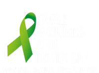 Some Wounds Are Invisible Tal Health Awareness Month Gift Women's Racerback Tank