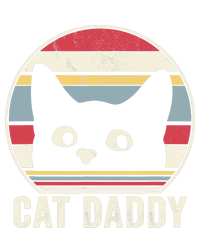 Retro Vintage Cat Daddy Funny Cat Dad Gifts Father's Day Baby Bodysuit