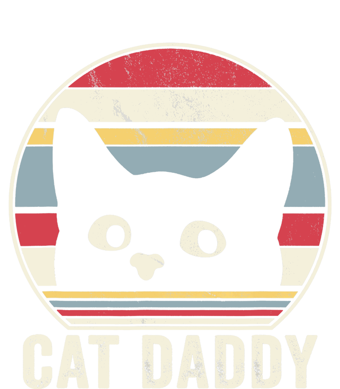 Retro Vintage Cat Daddy Funny Cat Dad Gifts Father's Day Baby Bodysuit