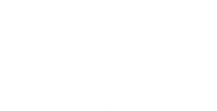 Will You Marry Me? Gift T-Shirt