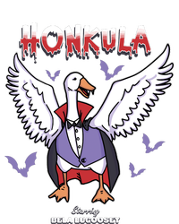 Honkula Funny Vampire Halloween Goose Meme Honkus Ponkus Coaster