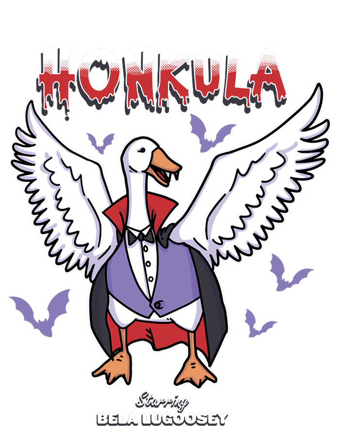 Honkula Funny Vampire Halloween Goose Meme Honkus Ponkus Coaster