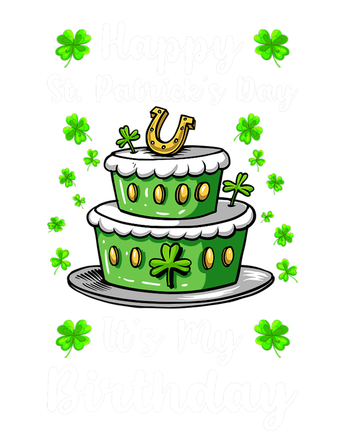 Happy St Patricks Day And My Birthday Cake Shamrock Irish Premium T-Shirt