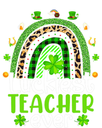 Luckiest Teacher Ever Rainbow St Patricks Day Yupoong Adult 5-Panel Trucker Hat