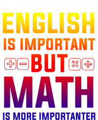 English Is Important But Math Is More Importanter Gift Coaster