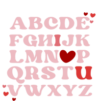 Abc Alphabet I Love You English Teacher Valentines Day Retro Meaningful Gift Tank Top