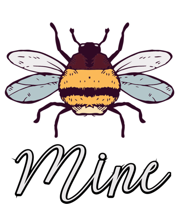 Bee Mine Honeybee Bumblebee Cute Retro Valentine's Day Gift Women's T-Shirt