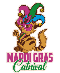 Cat Meow Mardi Gras Catnival Funny Mardi Gras T-Shirt