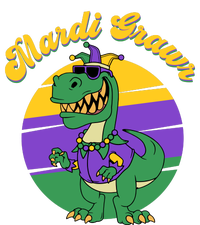 Mardi Gras Grawr T Rex Dinosaur Mardi Gras Tall Hoodie