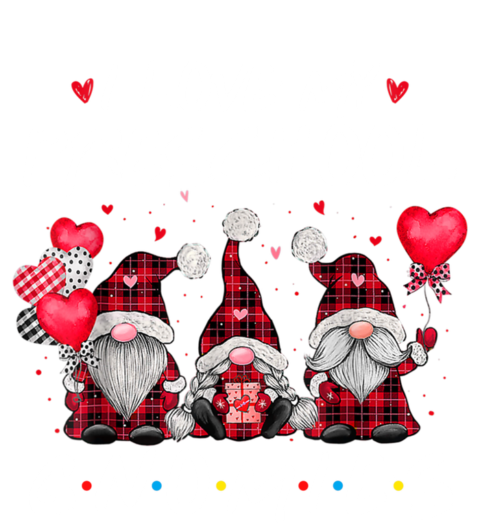 I Love My Preschool Gnomies Valentine's Day Teacher Funny Gift Meaningful Gift T-Shirt