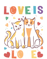 Love Cat Couple Gift Love Is Love Gift Valentine's Day Gift Women's T-Shirt