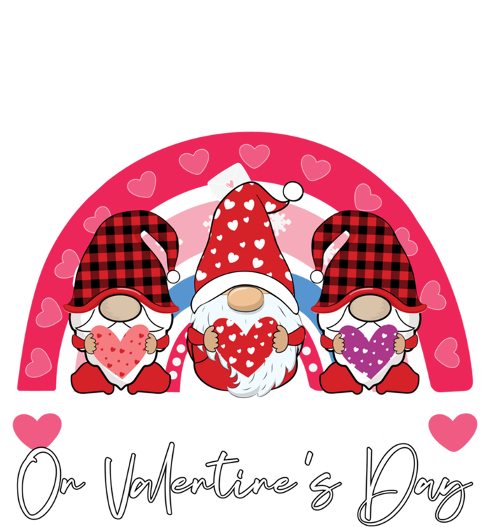 Rainbow Teaching Preschool On Valentine's Day Teacher Gift T-Shirt