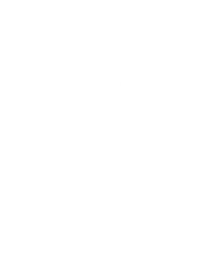 This Teacher Loves Her Valentines Day Preschool Students Gift Tank Top