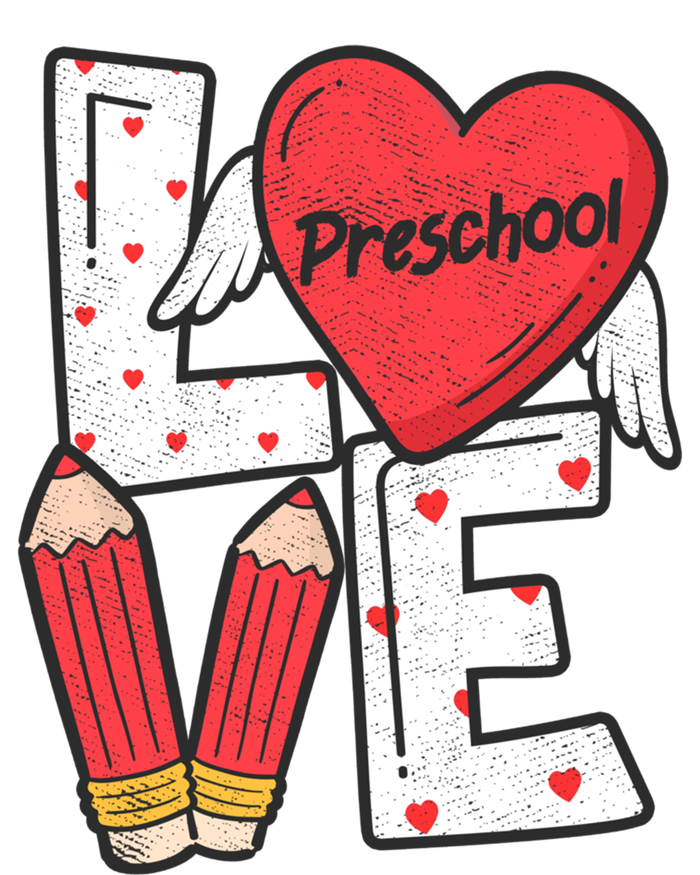 Valentines Day Love Preschool Squad Teacher Life Heart Gift Tank Top