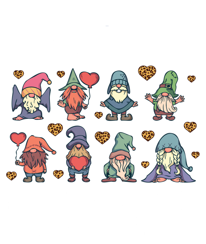 Valentines Day Preschool Teacher I Love My Gnomies Cute Gift Button