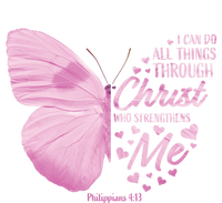 Philippians 4:13 Christian Bible Verse Funny Gift Butterfly Gift Doggie Tank