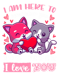 Valentine's Day Couple Pajama Cats With Heart And Saying Meaningful Gift T-Shirt