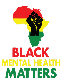 Black Mental Health, African Map Mental Health Awareness Tie-Dye T-Shirt