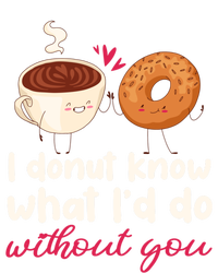 Donut And Coffee Cute Couple Love Pun Funny Valentine's Day Cute Gift T-Shirt