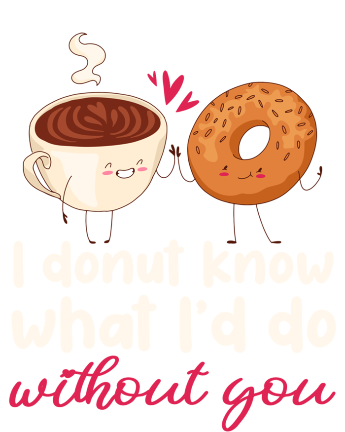 Donut And Coffee Cute Couple Love Pun Funny Valentine's Day Cute Gift T-Shirt