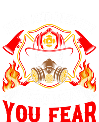 Fire And Rescue I Fight What You Fear Firefighter Fire Meaningful Gift Tie-Dye T-Shirt