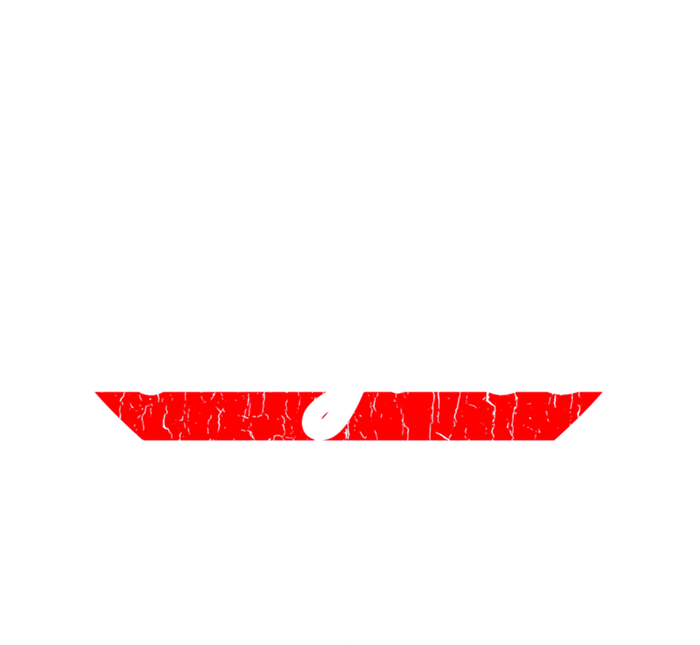 Firefighter Daughter Life Heart The Thin Red Line Heart Gift Stripe Pom Pom Beanie