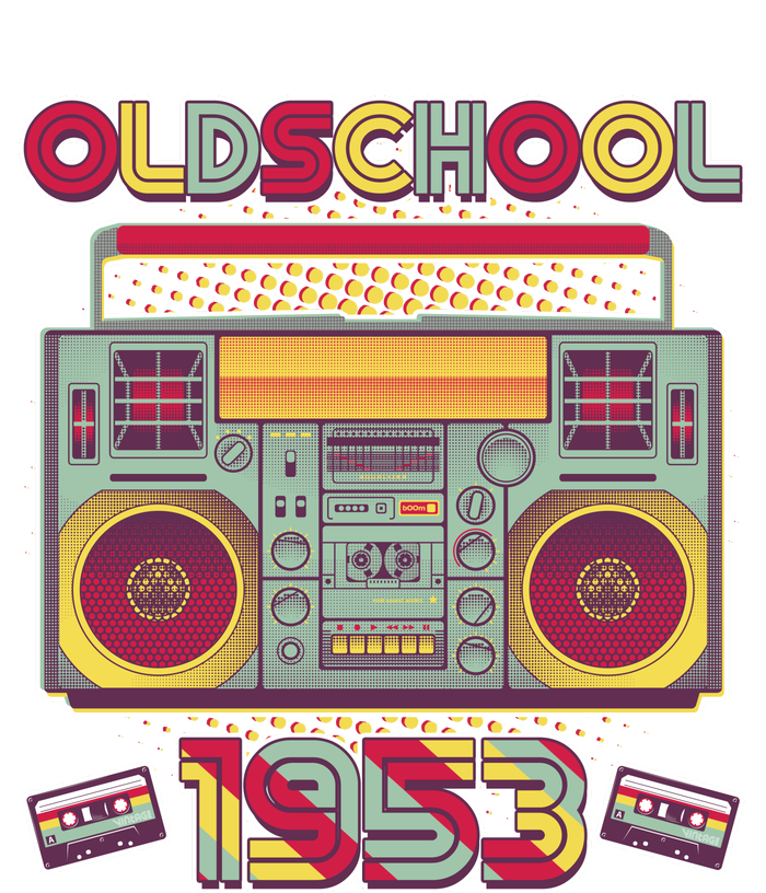 Oldschool Boombox 1953 70th Birthday Poster