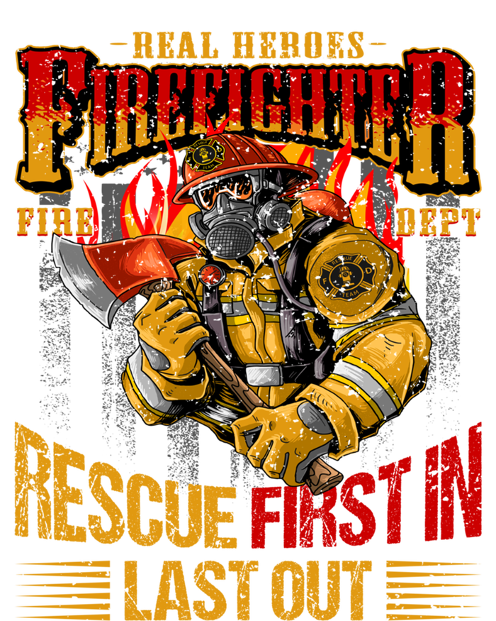 Firefighting Outfit For Fire Rescue Departt Fire Gift V-Neck T-Shirt