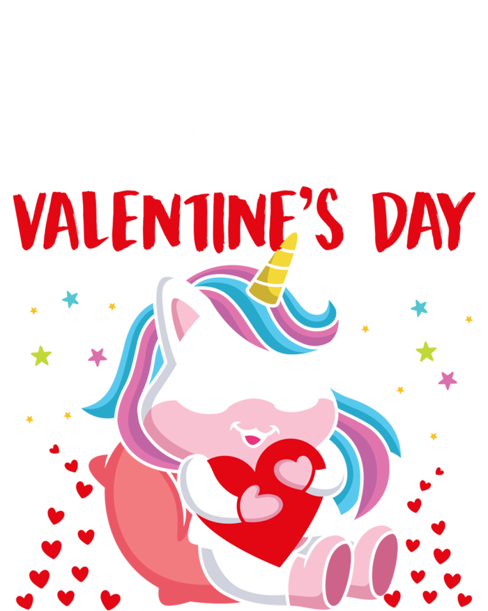 Happy Valentines Day Unicorn Heart Cute Gift Magnet