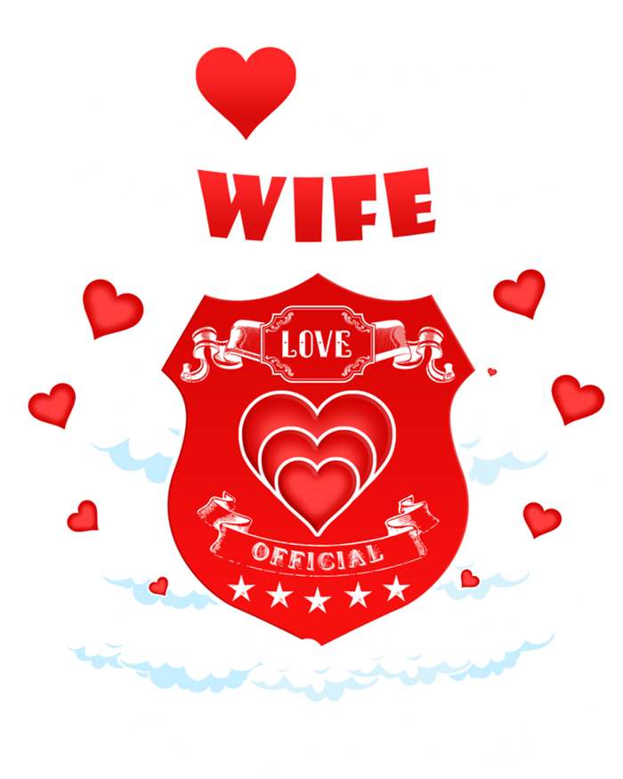 I Love My Wife Gift Funny I Heart My Wife Valentines Gift Tie-Dye Long Sleeve Shirt