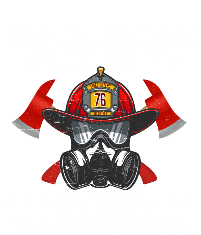 I'm Here To Save Your Kitty Funny Fire Firefighting Gift Women's T-Shirt