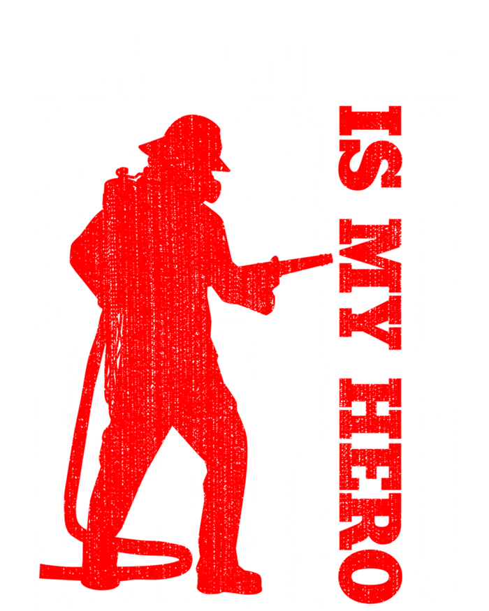 My Uncle Is My Hero Usa Flag Firefighter Fire Uncle Gift Premium T-Shirt