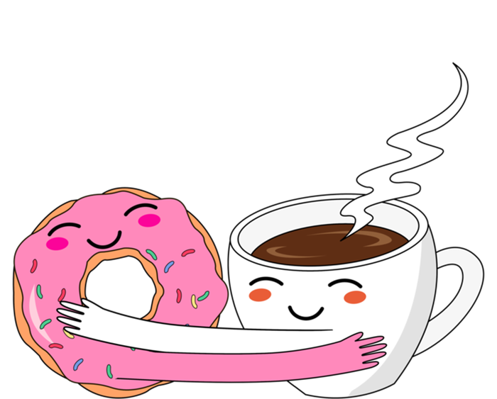 Super Cute Coffee And Donut Valentines Day Gift Hoodie