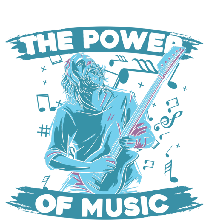 Music Teacher School Professor Musical Gift The Power Of Music Great Gift Tall Long Sleeve T-Shirt