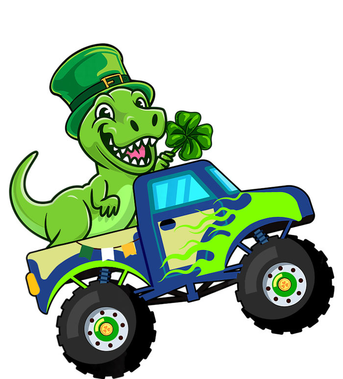 St Patricks Day Cute Dinosaur Monster Truck Gift Wool Snapback Cap