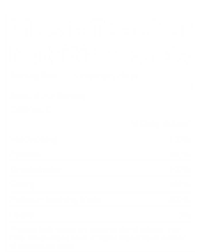 School Music Gift Funny Nutrition Facts Music Teacher Gift Magnet