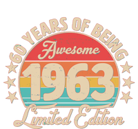 1963 Birthday 60 Years Of Of Being Awesome Limited Edition Flat Bill Trucker Hat