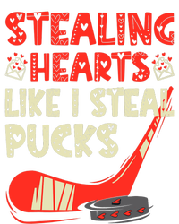 Stealing Heart Like I Steal Pucks Valentines Day Hockey Tall Long Sleeve T-Shirt