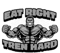 Eat-Right Tren Hard - Anabolic Steroid Gym Bodybuilding Women's V-Neck T-Shirt