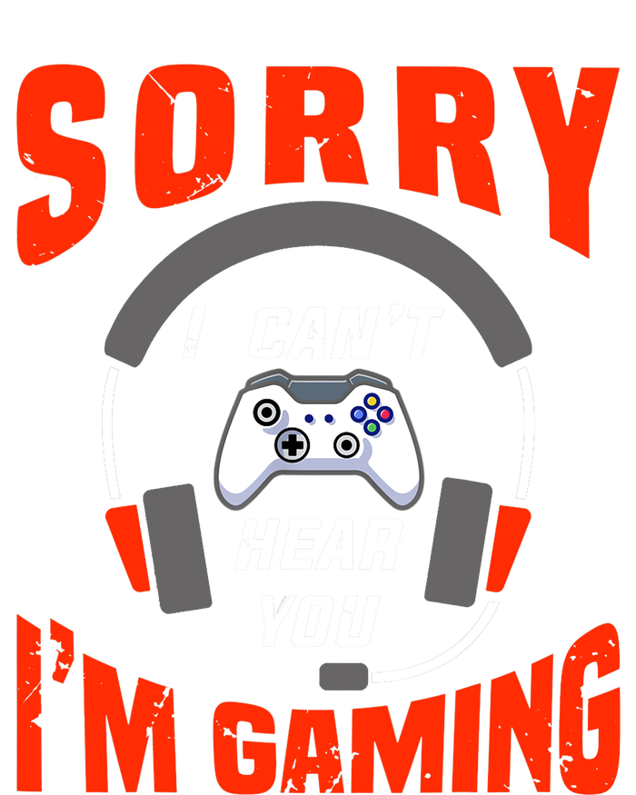 Funny Gamer Headset I Can't Hear You I'm Gaming Kids Long Sleeve Shirt