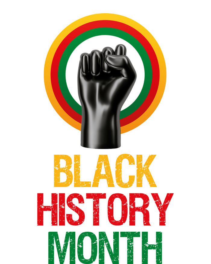 Black History Month African American Black Fist February T-Shirt