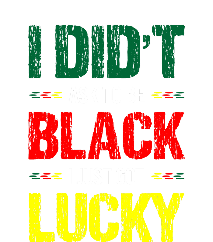 I Didn't Ask To Be Black I Just Got Lucky African Pride Gift Black History Month Coaster