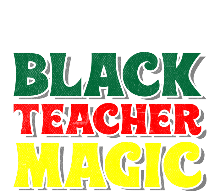 African American Black Teacher Magic For Black History Month Kids Hoodie