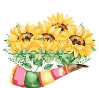 Sunflower Bunch Flower Beautiful Fragrance Funny Gift Tie-Dye T-Shirt