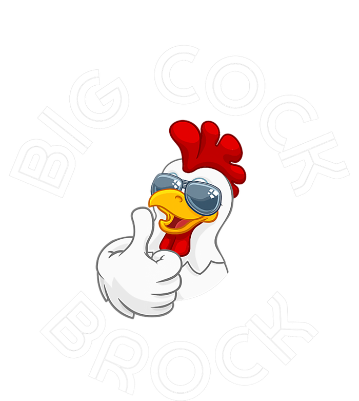 Retro Vintage Big Cock Brock Humor Design Gift Pom Pom 12in Knit Beanie