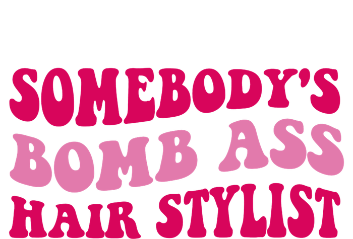 Somebody's Bomb Ass Hairstylist Women's Crop Top Tee