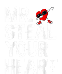 Mr. Steal Your Heart Valentines Day Dabbing Heart Valentines Tie-Dye Long Sleeve Shirt