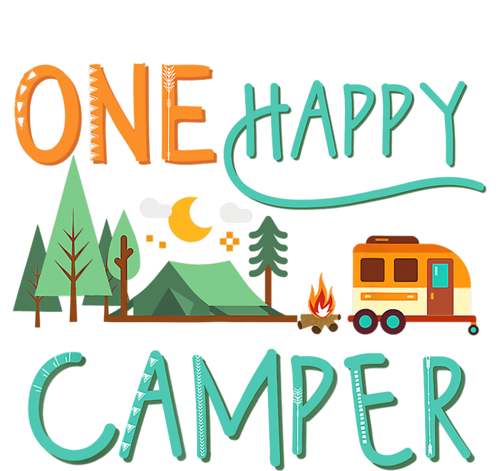 One Happy Camper First Birthday Camping Matching City Backpack