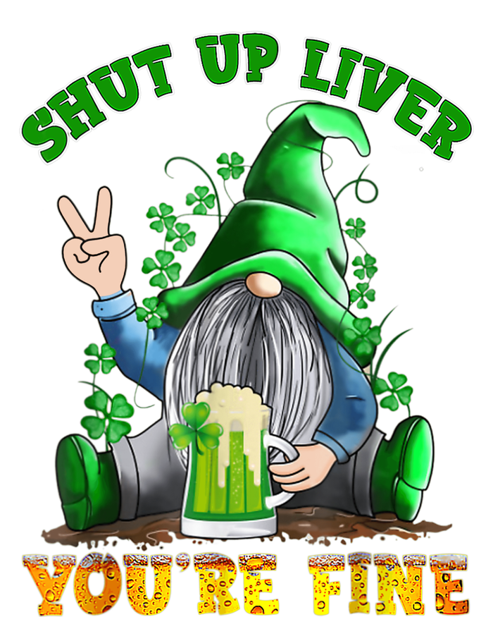 Shut Up Liver You're Fine Gnomes Drinking St Patrick's Day The Baniff Cuffed Pom Beanie