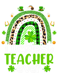 Luckiest Teacher Ever Rainbow St Patricks Day T-Shirt